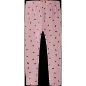 Name it Leggings - NmfVivian - Lila/Röd Glitter Hearts - - 2 år (92) - Leggings