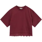 We fashion T-shirt vinröd