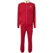 Nike Träningsoverall Club - Röd/Ljus Khaki/Vit, storlek Small