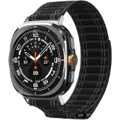 Spigen WBF0-armband till Samsung Galaxy Watch Ultra 47 mm – Svart