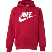 Nike Sweatshirt 'CLUB' blodröd / vit