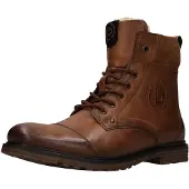 Bugatti Boots med snörning konjak
