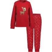 Blue Seven Pyjamas nude / rosa / körsbärsröd / vit