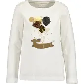 Blue Seven T-shirt ljusbeige / brun / guld / off-white