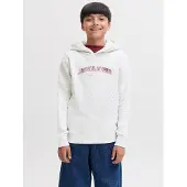 Jack & Jones Junior Sweatshirt 'JJAVERY' mörkröd / vitmelerad