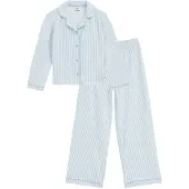 We fashion Pyjamas ljusblå / vit