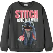Name it Sweatshirt 'NKFJYNI STITCH' mörkblå / hallon / svart / off-white