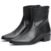 Tommy Hilfiger Leather Zip Up Ankle Boots