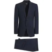 BOSS Two-piece regular-fit suit in stretch virgin wool