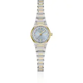 BOSS Candor Gracey two-tone watch with crystal-accented dial