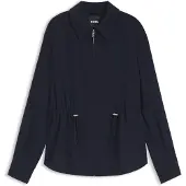 BOSS Crease-resistant jacket with adjustable drawstring waist