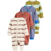 Next Pyjamas kräm / blå / brun / oliv