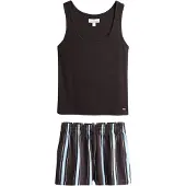 Next Kort pyjamas ljusblå / kastanjebrun
