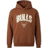 New Era Sweatshirt 'NBA CHIBUL' brun / vit