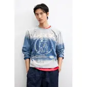 Desigual T-shirt blå / ljusblå