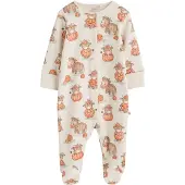 Next Pyjamas kräm / kitt / brun / orange