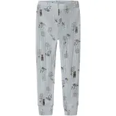 Name it Leggings 'NMMWang' brun / grå / jade / ljuslila