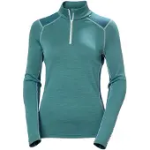 Helly Hansen Lifa Merino Midweight 1/2 Zip, Dam, Grön