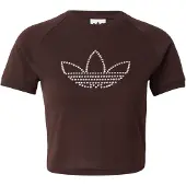 Adidas Originals T-shirt 'STUDDED CALI' mörkbrun