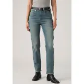 Levi's Jeans '724 High Rise Straight' blå denim