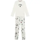 Tommy Hilfiger Underwear Pyjamas 'SNOOPY' mörkblå / gul / röd / vit