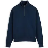 Tommy Hilfiger Tommy Jeans Waffle Knit Relaxed Quarter Zip Sweatshirt