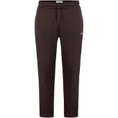 Firetrap Fleece-joggers för herrar (Mörk chokladbrun)