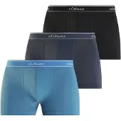 s.Oliver Boxershorts blå / marinblå / svart / vit