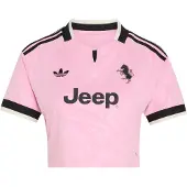 Adidas Juventus 26/27 Cropped Borta T-shirt Med Kort ärm För Dam