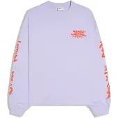 Bershka T-shirt ljuslila / mörkorange