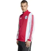 Adidas Ajax Track Top DNA - Röd/Vit - , storlek Medium