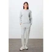 Tommy Life Överdimensionerad Sweatshirt och Byxset i Bomull-Polyster