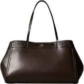 Calvin Klein Monogram Crocodile Large Tote Bag