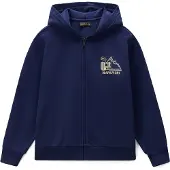 Napapijri Sweatjacka 'Acadia' kräm / marinblå