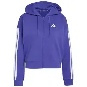 Adidas Essentials 3 Stripes French Terry Sweatshirt Med Dragkedja