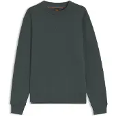BOSS för män. 50514541 Sweatshirt med rund halsringning i grönt (M), Casual, Bomull
