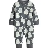 Next Pyjamas ljusgrå / mörkgrå / persika / vit