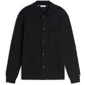 Tommy Hilfiger Relaxed Fit Flag Embroidery Knitted Overshirt