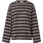 EDITED The Label T-shirt 'Verlee' brun / vit