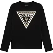 GUESS T-shirt cappuccino / mocka / svart / off-white