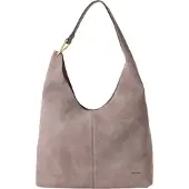 Calvin Klein Large Soft Suede Shoulder Bag