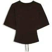 Bershka T-shirt mörkbrun