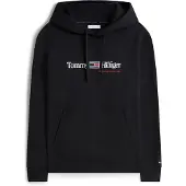 Tommy Hilfiger Logo Fleece Drawstring Hoody