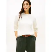 Tommy Hilfiger Fine Cable Knit Crew Neck Jumper