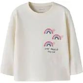 Name it T-shirt 'NMFLILITHE' ljusblå / mörkblå / pitaya / vit