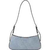 Calvin Klein Small Denim Monogram Logo Shoulder Bag
