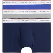 Tommy Hilfiger 3 Pack Global Stripe Logo Waistband Trunks
