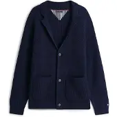 Tommy Hilfiger New York Label Wool Blend Cardigan