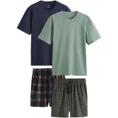 Next Pyjamas kort marinblå / gran