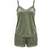 Hunkemoller Kort pyjamas oliv